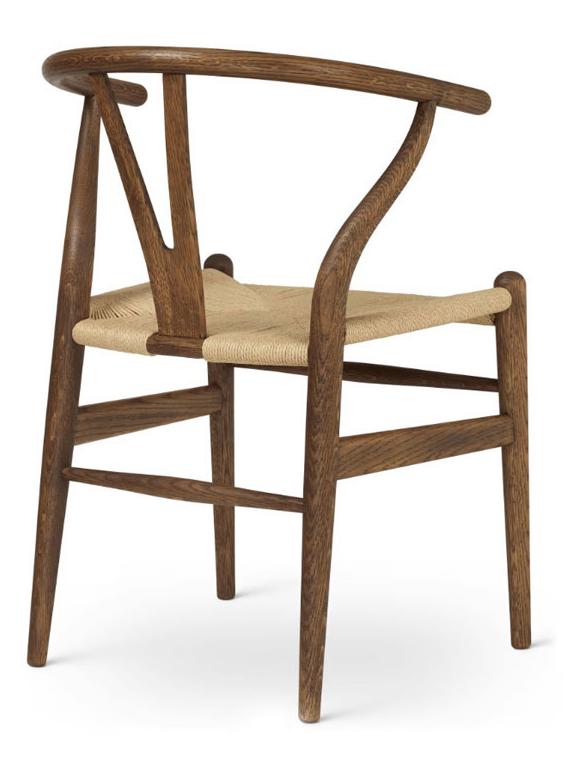 CH24 Wishbone Chair Natural Cord / Smoked Oil Oak