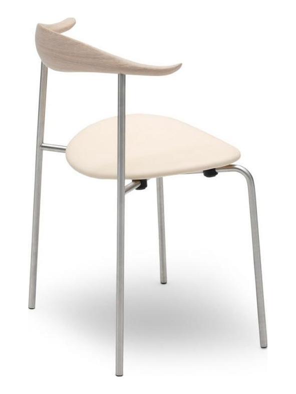 CH88P Chair - Stainless Steel / Soap Beech / Loke 7210