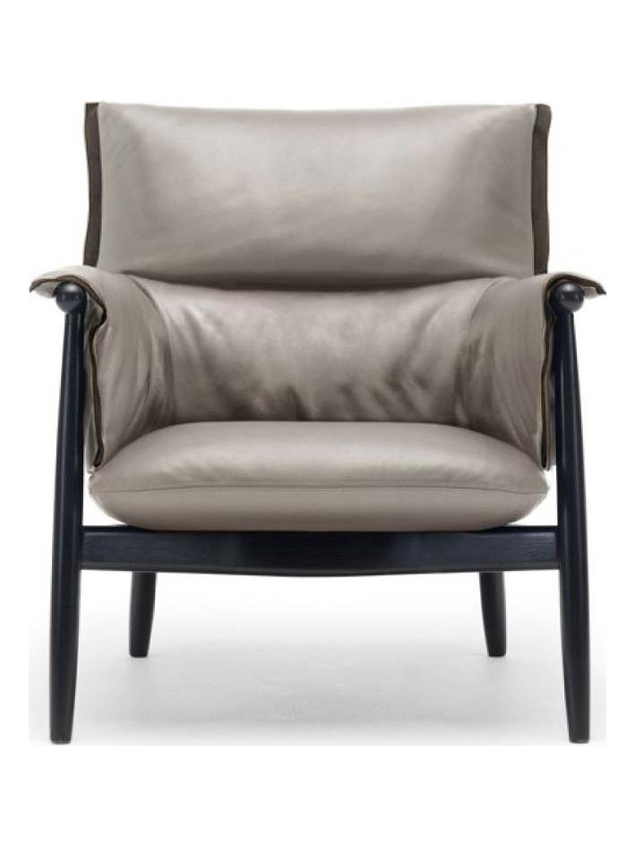 E015 Embrace Lounge Chair - Leather Thor 310 / Black Oak