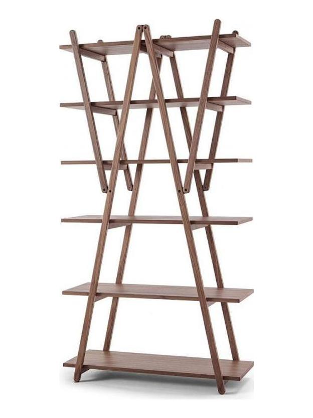 114 Nuvola Rossa Bookcase - Canaletto Walnut