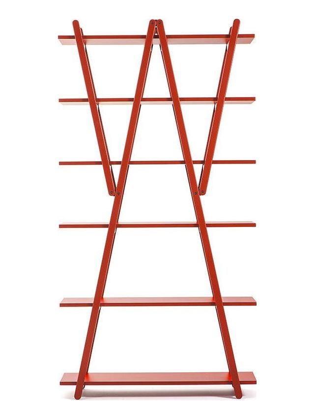 114 Nuvola Rossa Bookcase - Lacquered Red