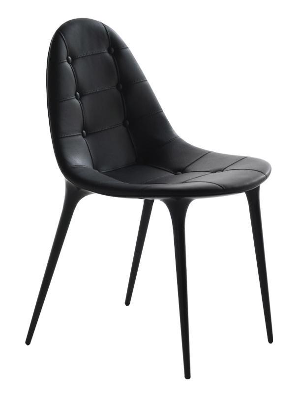 245 Caprice Chair - Black Nylon Shell/ 606 Graphite Leather
