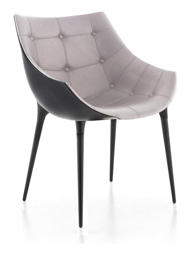 246 Passion Chair - Matt Black/ 003 Madreperla