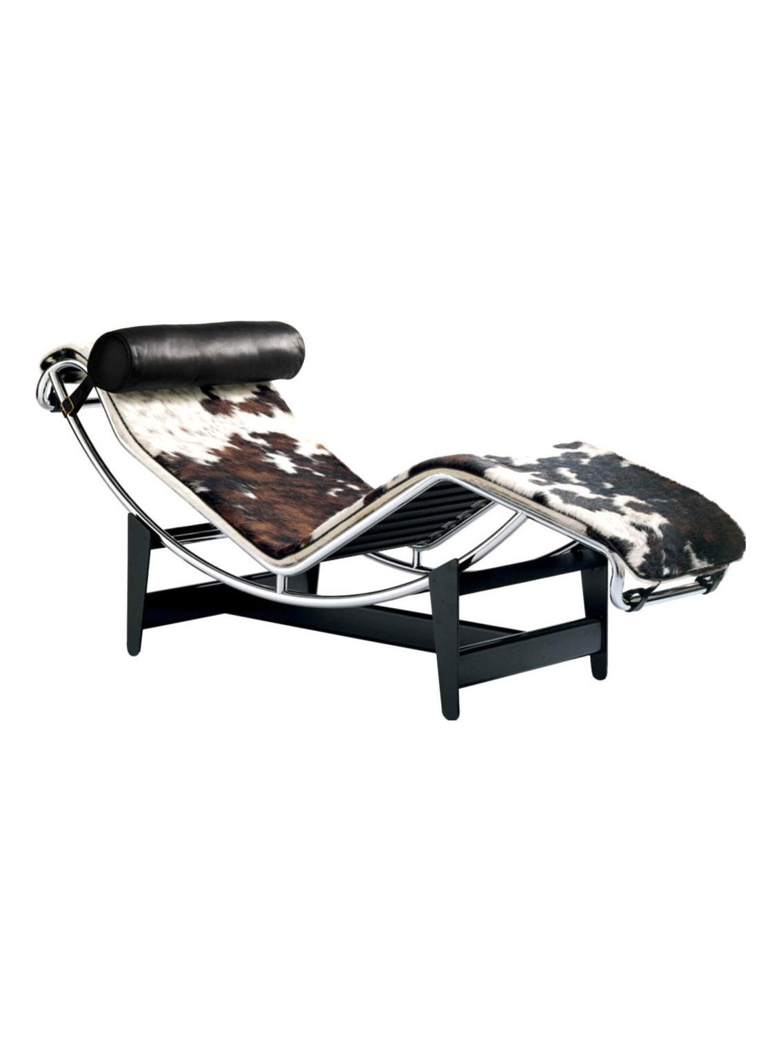 4 Chaise Longue à Reglage Continu - Pony Skin Normanno 13Z229