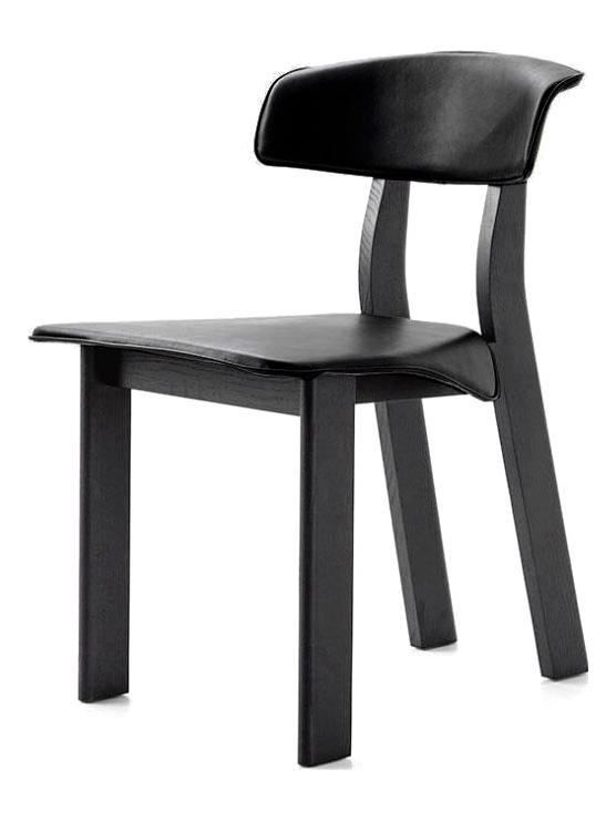 560 Back-Wing Chair - Leather X Graphite 13X606