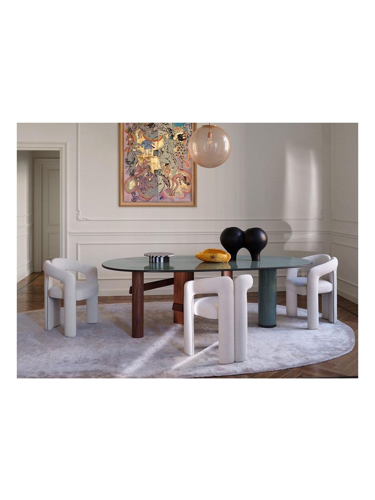 562 Dudet Chair - Fabric Look 13L010 White