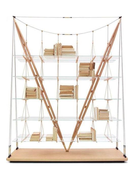 838 Veliero Bookshelf - Natural stained Ash