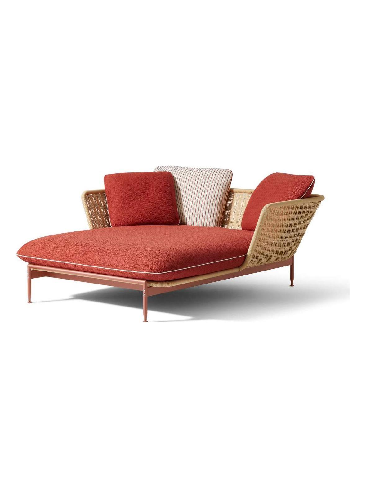 Esosoft Outdoor Love Bed - Terracotta / Lido 13L701