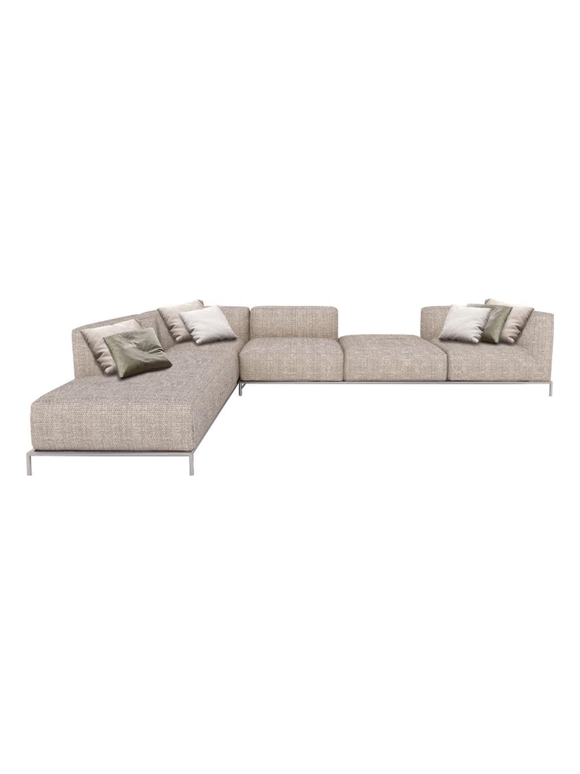 Mex-Hi Angular Sofa - Tensing Pearl 13F323