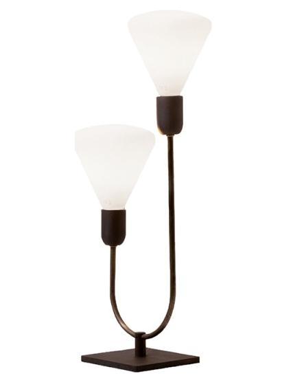 Cattaneo Smith 2L Table Lamp in Brass 2 Arms for Indoor