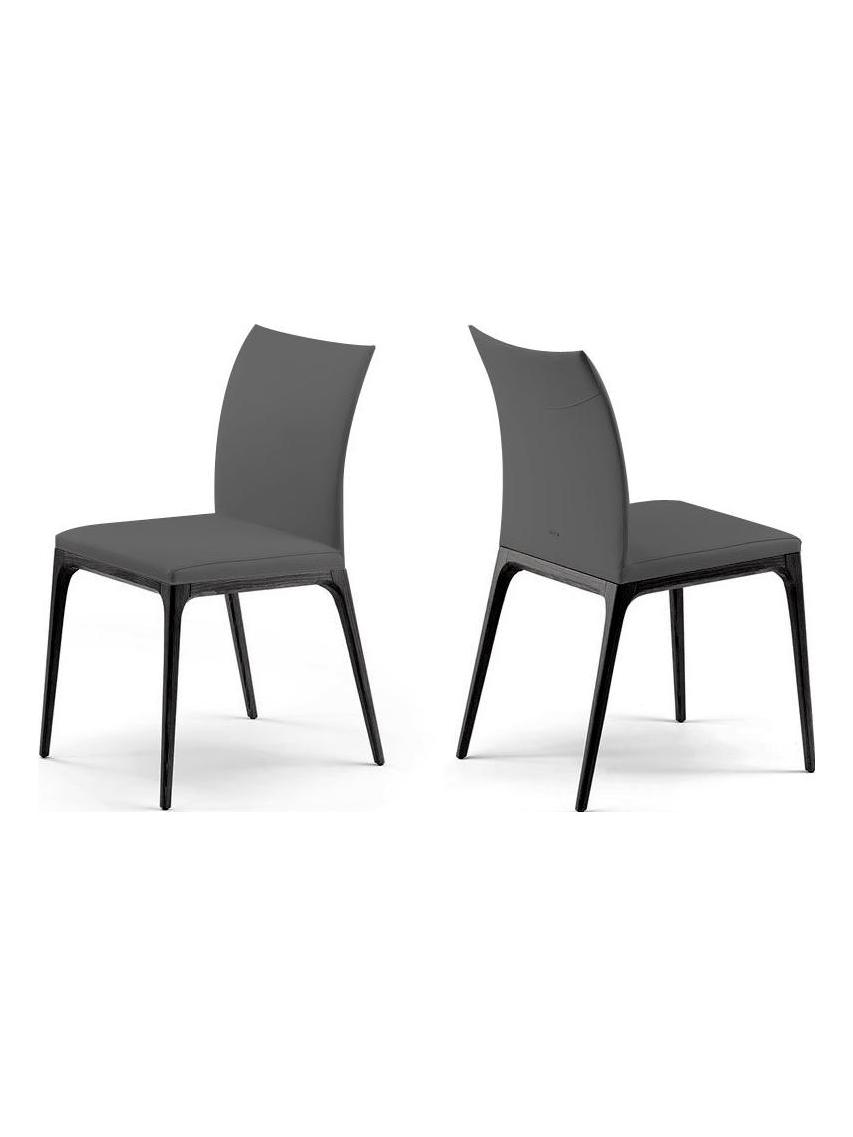 Arcadia Chair - Black wood / Fango 26