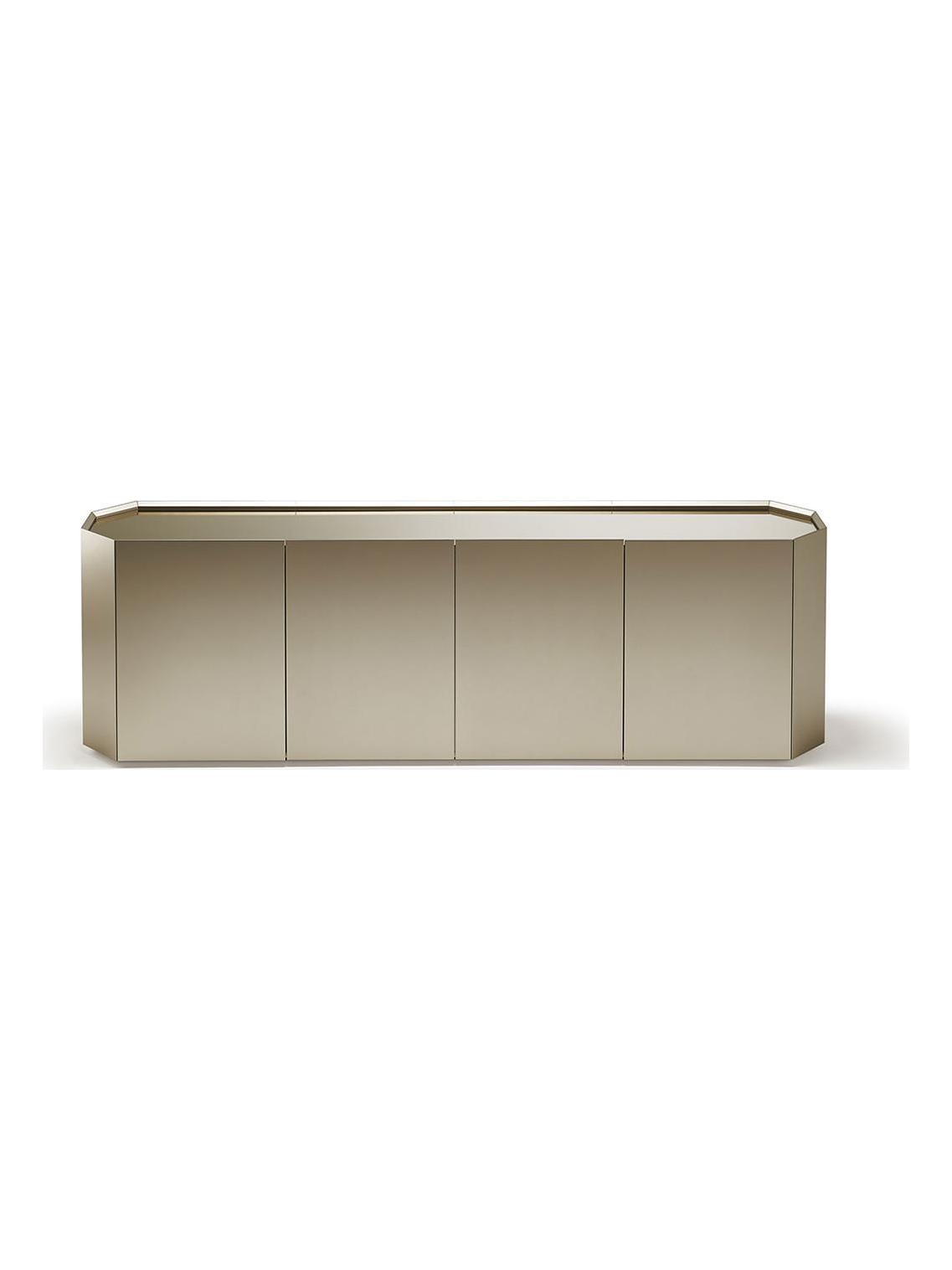 Chelsea Sideboard - Titanium / Mirrored Bronze