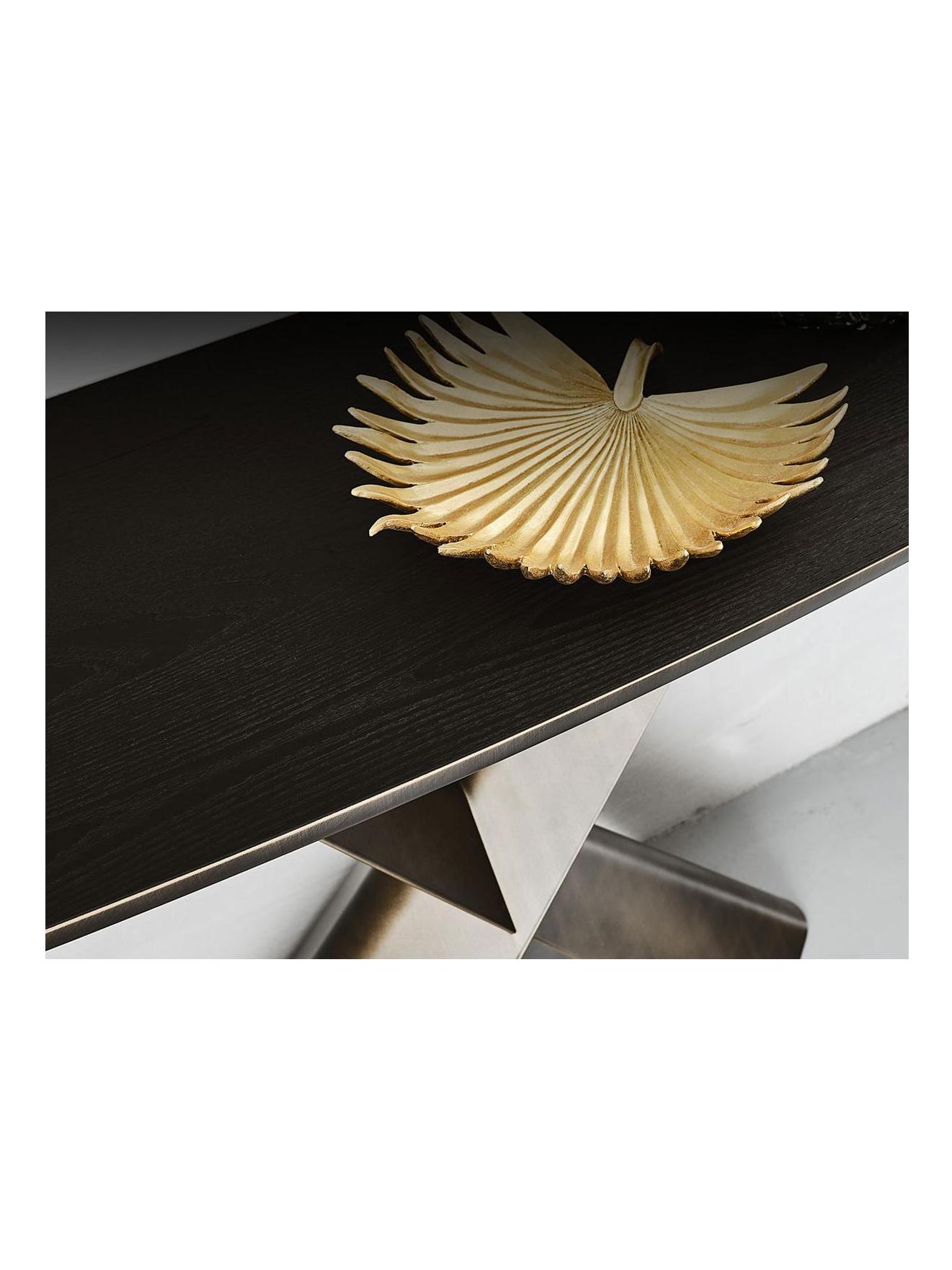 Terminal Wood-C Console - OLM73 Brushed Bronze