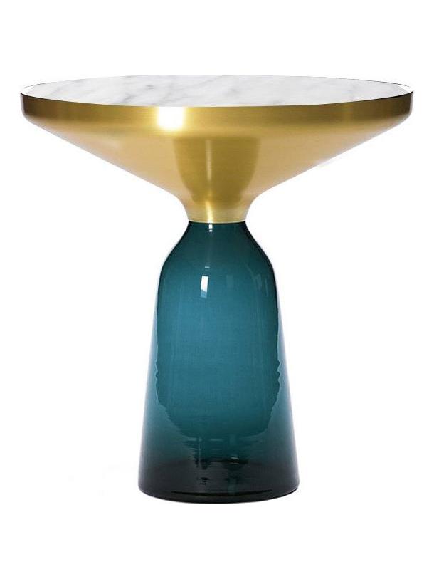 Bell Side Table - Montana Blue / Brass