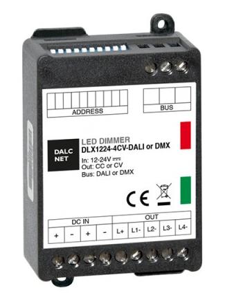 Dimmer DLX 1224 4cv RGBW DALI Constant Voltage