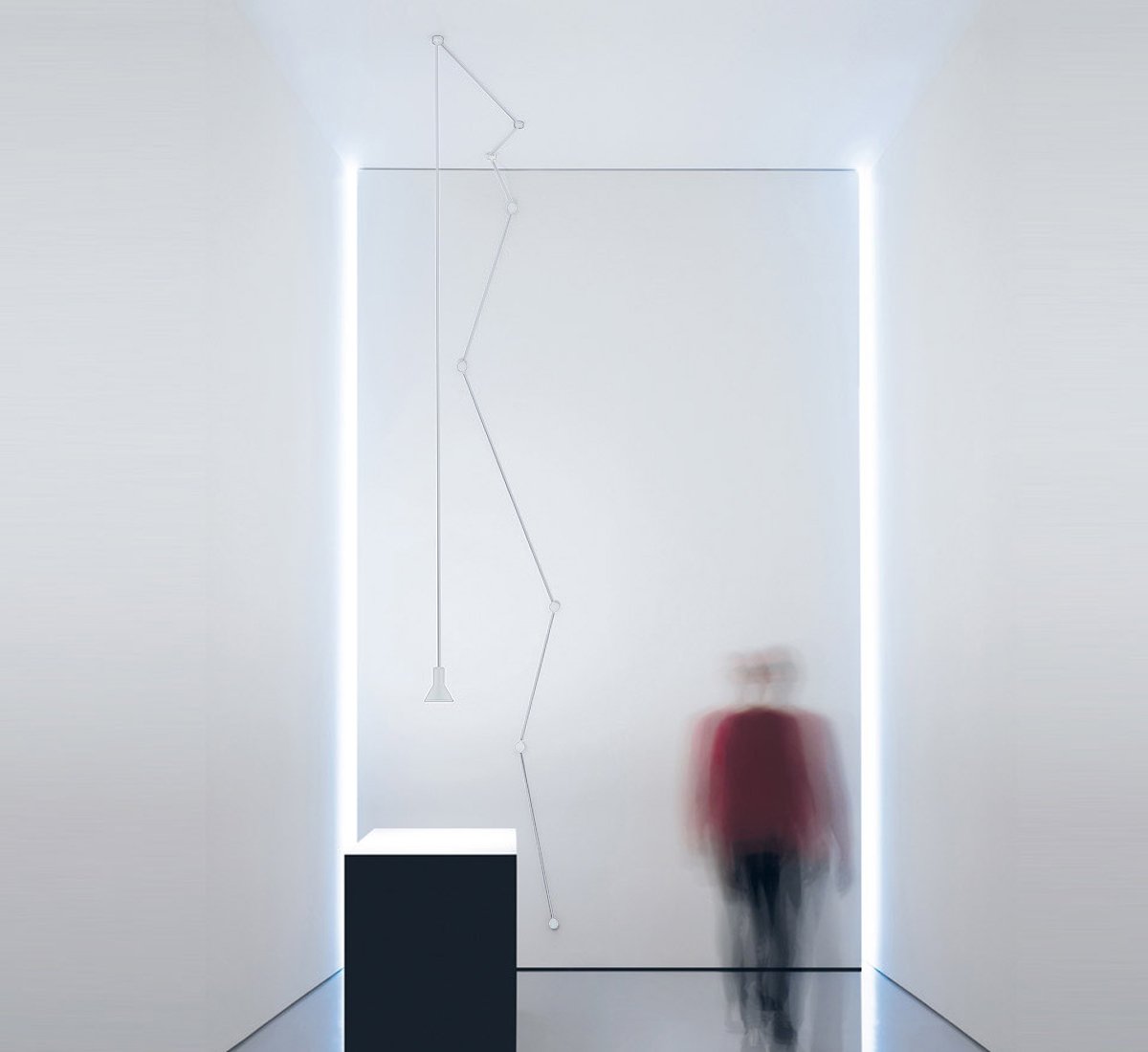 Neuro Suspension Lamp White with Clamp