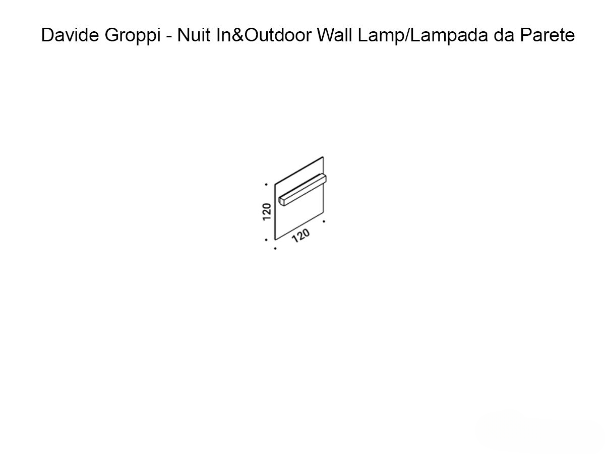  Nuit In&Outdoor Wall Lamp