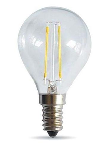 Daylight Bulb Filament Sphere LED E14 4W 440lm 3000K Clear