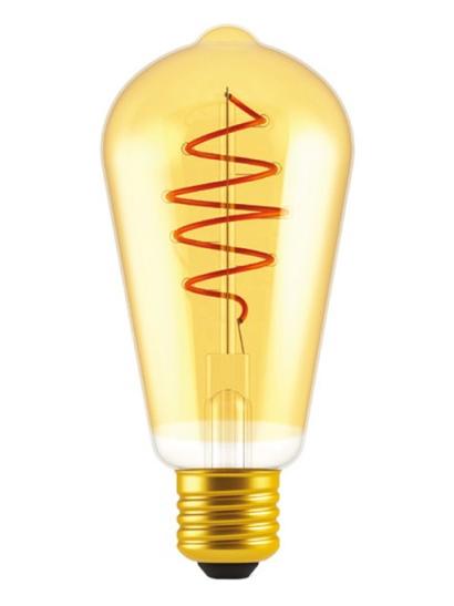 Daylight Croissant ST64 led bulb E27 5W