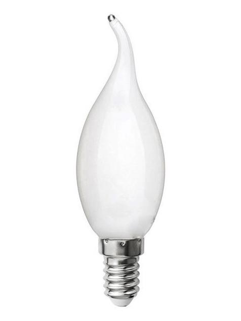 Daylight LED Bulb C35 Candle E14 4W 2700K 440lm Frosted