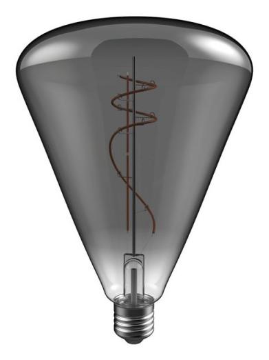 Daylight Smoky Cone 140 bulb E27 10W
