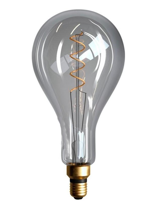 LED Bulb Curved Vintage XL A165 Fume Smoky E27 5W Dimmer