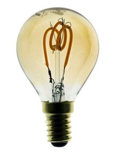 LED Curved Vintage Lamp G45 E14 3W Amber Dimmable