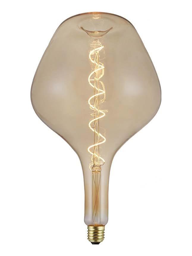 LED Curved Vintage Lamp Globe BIG DEMIJOHN E27 5W 2000K 250lm Amber Dimmer