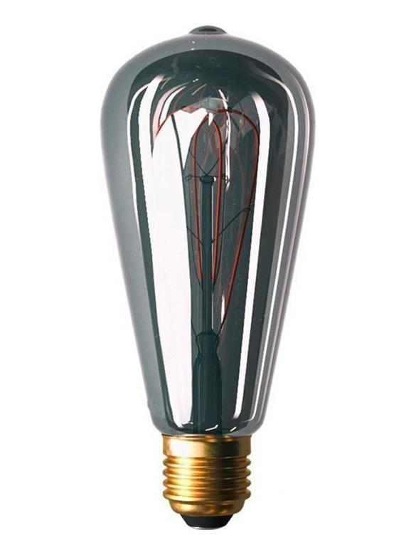 LED Curved Vintage Lamp ST64 E27 5W Fume Smoky Dimmer