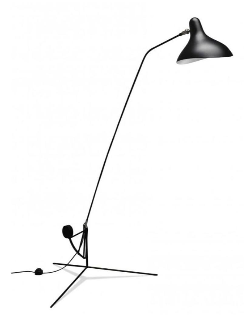 Mantis BS1 Lampada da Terra Nero/Nero