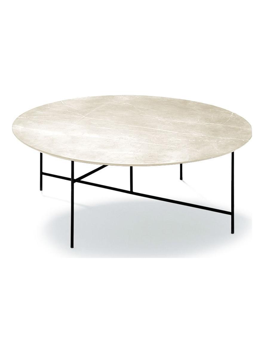 Sen Coffee Table Ø 87x31cm - White Carrara
