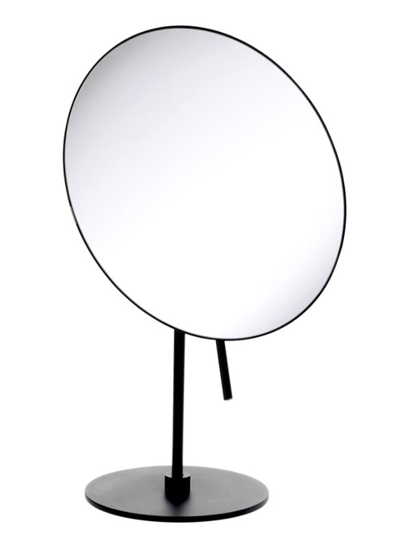 SPT 71 Free Standing Cosmetic Mirror 5x - Matt Black 