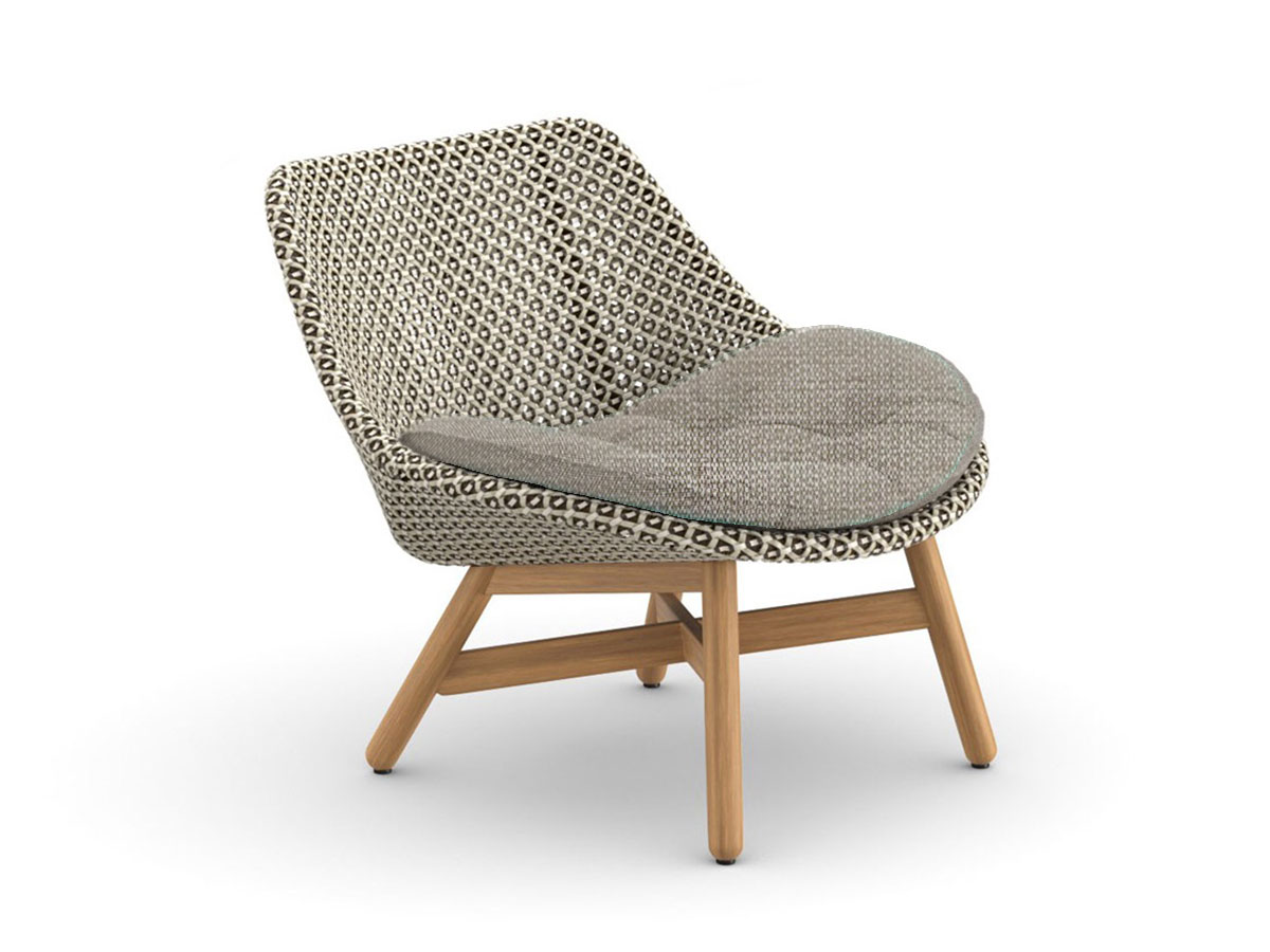 Mbrace Club Armchair - 115 Pepper / Seat cushion 661 Twist Sand