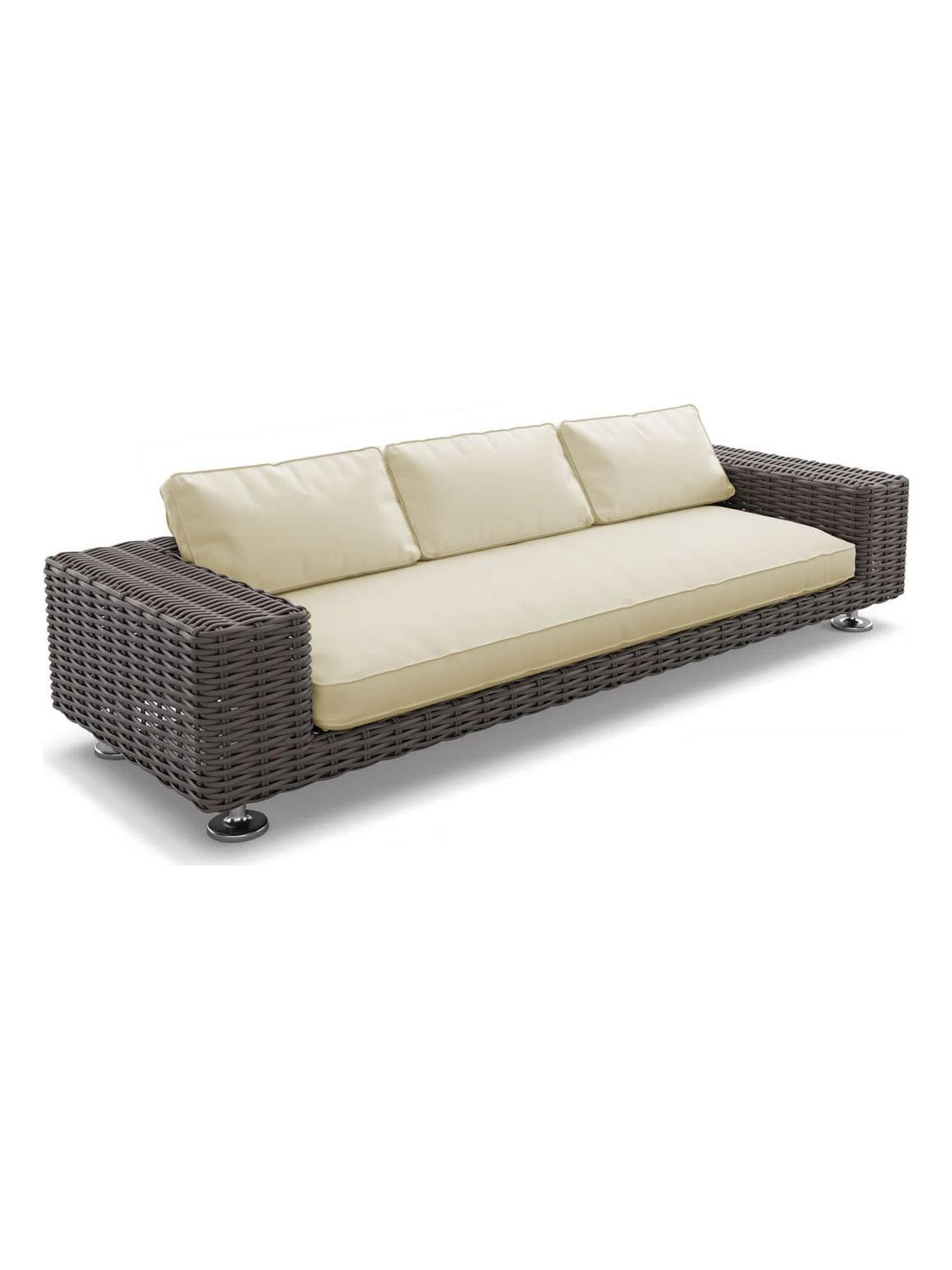 Paros 3 Seater Sofa - Natura Laurel