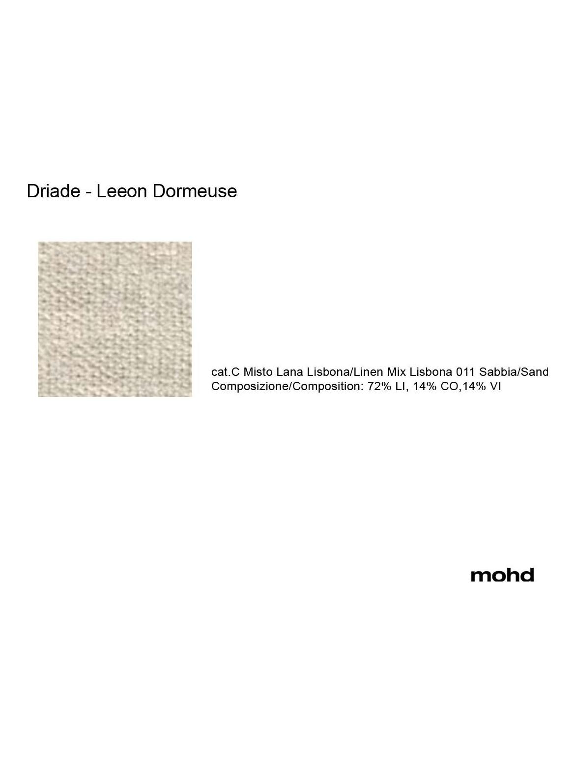 Leeon Soft Left Daybed - Lisbona Sand