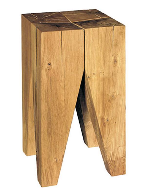 ST04 Backenzahn Oak Stool