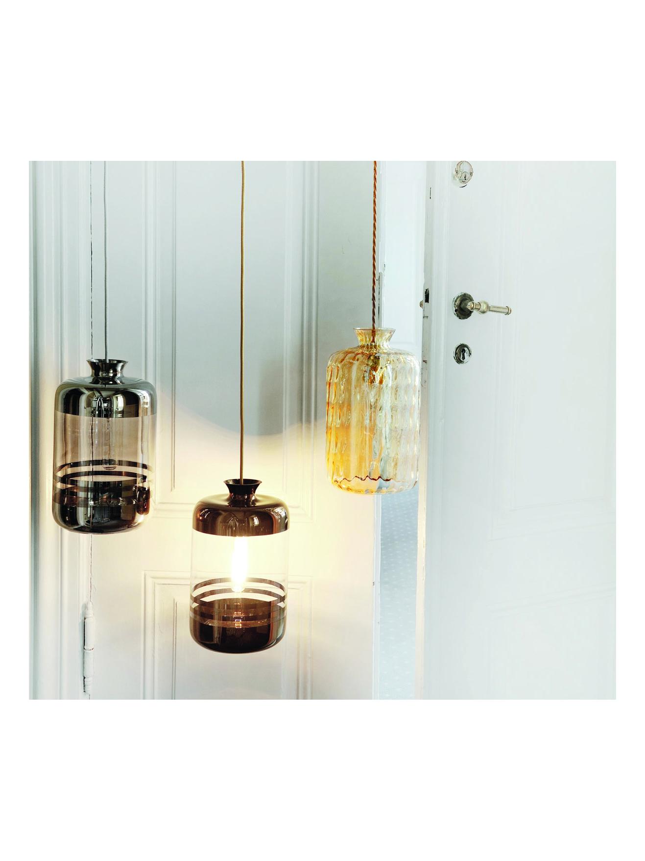 Pillar Pendant Lamp - Topaz Blue