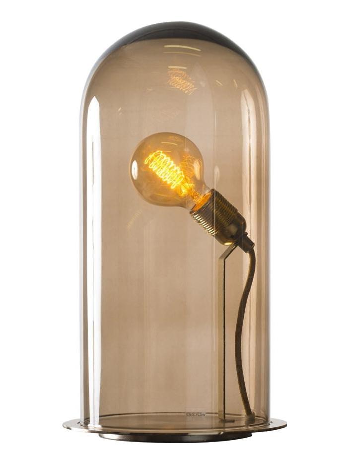 Speak Up Glass Dome Ø. 20 Lampada da Tavolo - Chestnut Brown