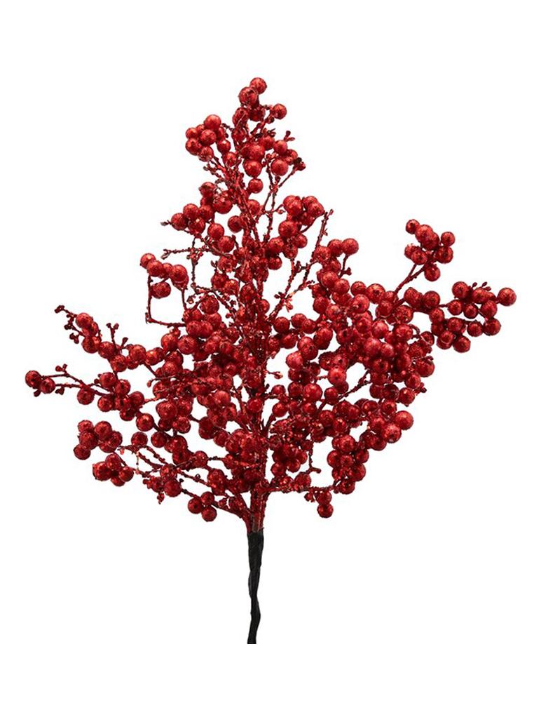 Branch Berries Bell Glitter