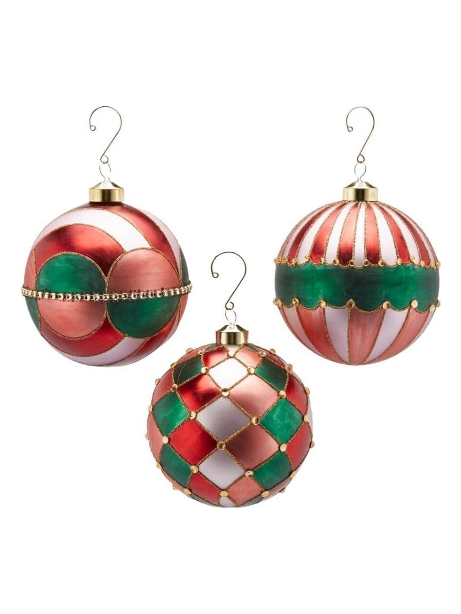 Circus Glass Ball – Set of 3