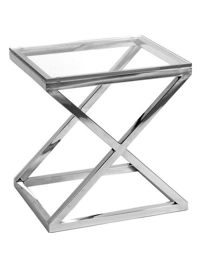 Criss Cross Side Table H 59