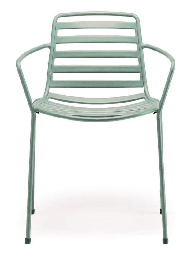 Street Chair with Armrest - F Pantone 5435C