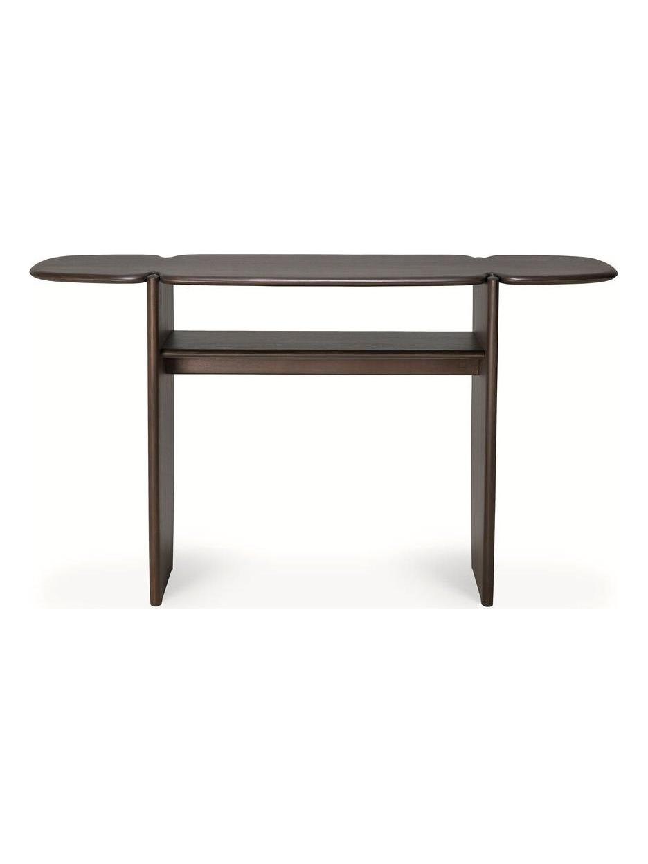 PI Console Table - Mahogany Dark Brown