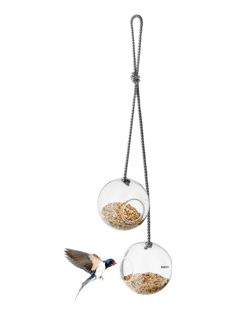 Glass Bird Feeders, 2pcs