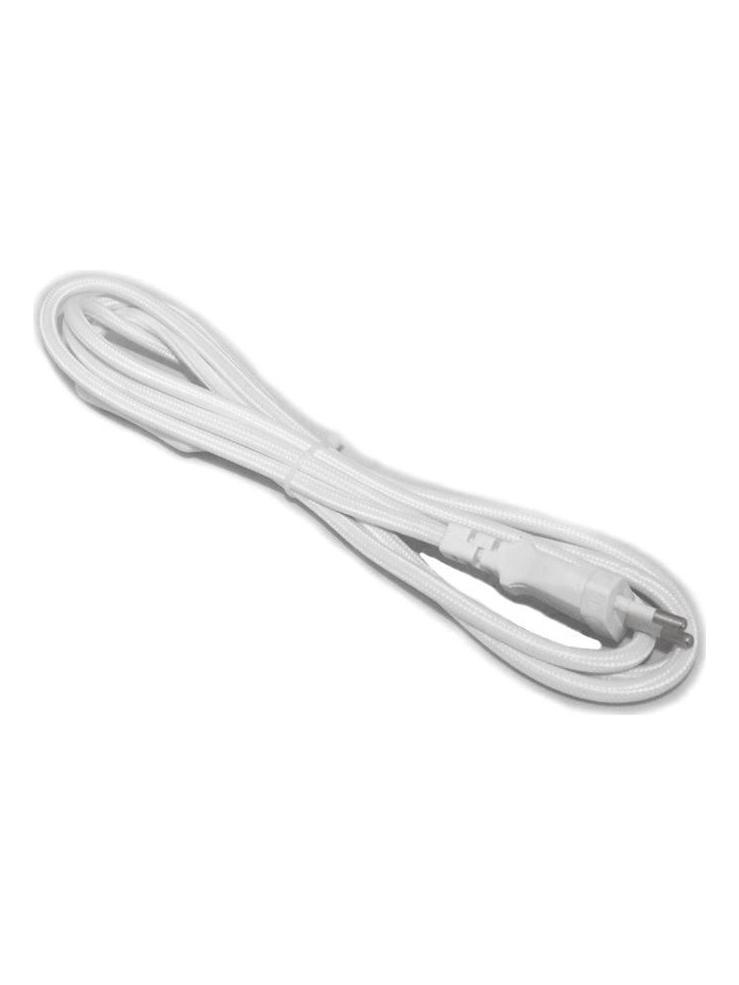 Bipolar Cable 200 cm 250V 2A Plug with Switch White
