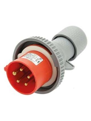 Industrial mobile plug 3P+E 16A 346-415V waterproof