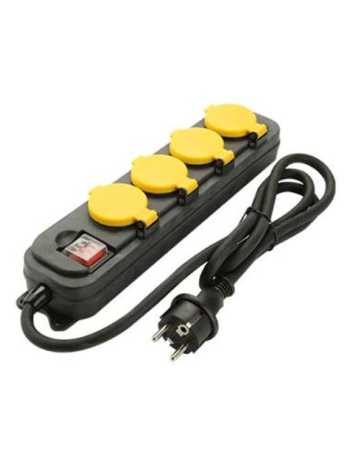 Multiple with 4 sockets switch for outdoor