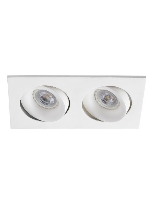 Faro Argòn-2 gu10 Double Adjustable Recessed downlight