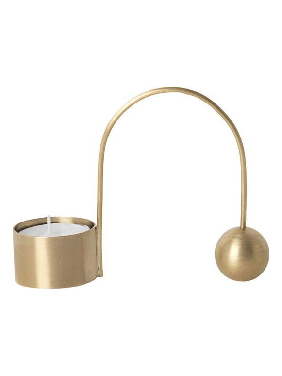 Balance Tealight Holder - Brass