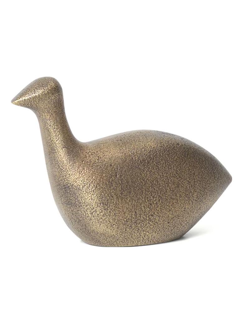 Coot Paper Weight - Antique Aluminium